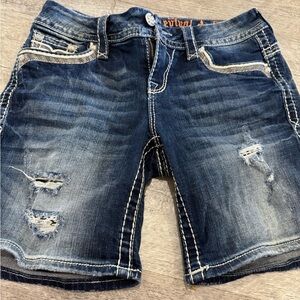 Stylish Blue Denim Women Shorts